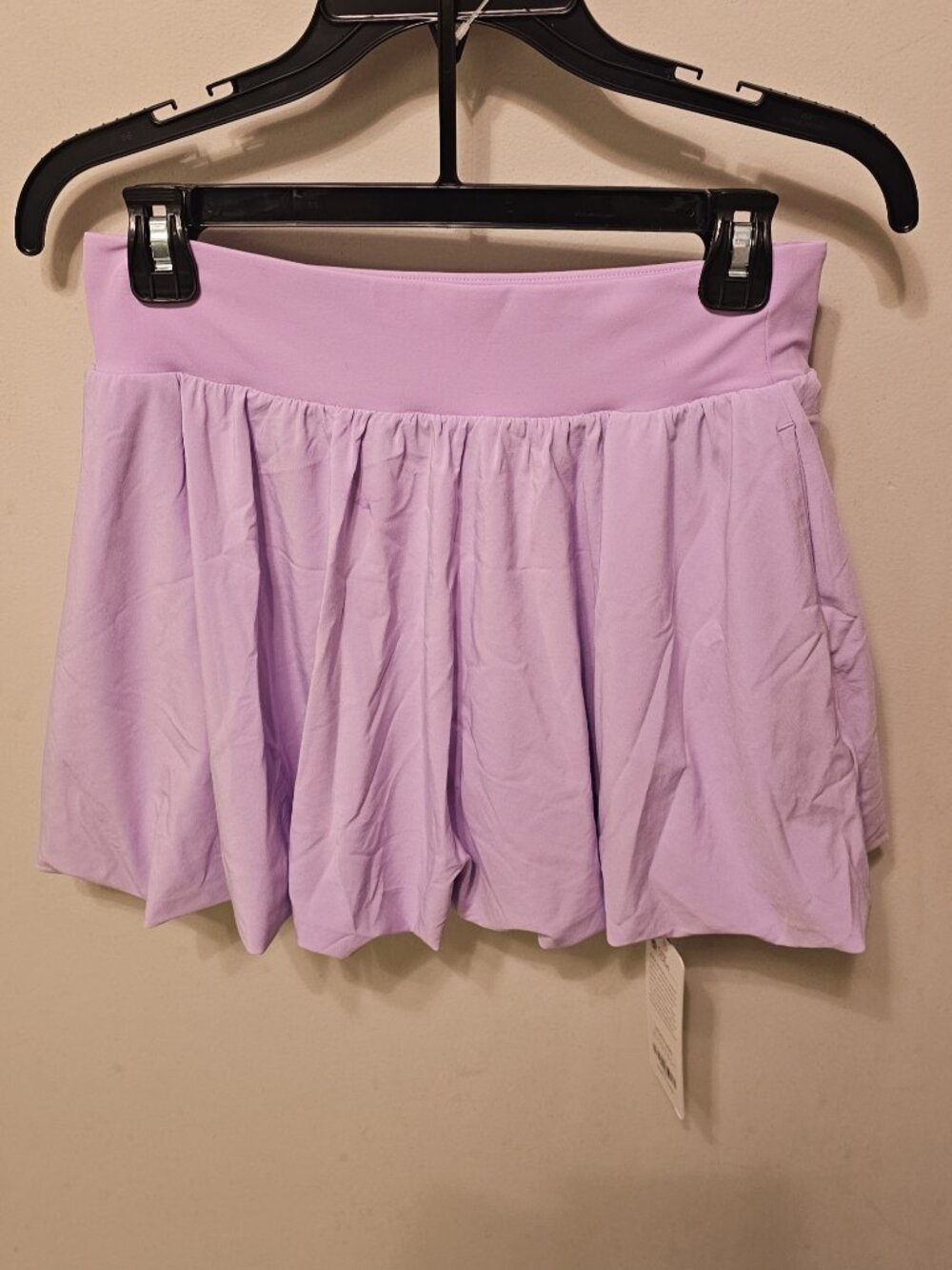 CRZ Yoga Bubble Skirt Skort, Purple Size M NWT
